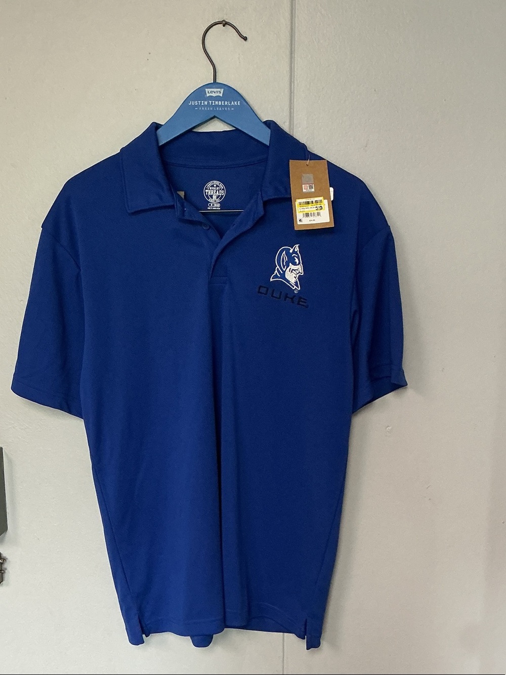 Rivalry Threads Duke Royal Blue Polo Shirt with Logo